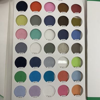 Linen Viscso Dyed Yarn Cotton Fabric Low Shrinkage