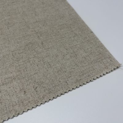 Linen Viscso Dyed Yarn Cotton Fabric Low Shrinkage