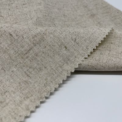 Linen Viscso Dyed Yarn Cotton Fabric Low Shrinkage