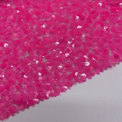 Patterns Sequins Embroidery Fabric Work Material Cloth M13-046
