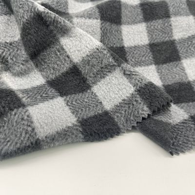 58-60 Inches Fleece Polar Fabric Knit Print Anti Static